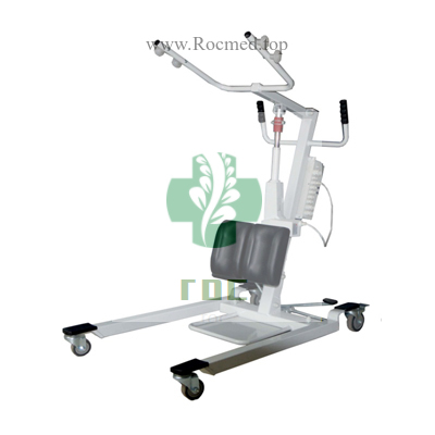 Electric mortized stand assist patient lift