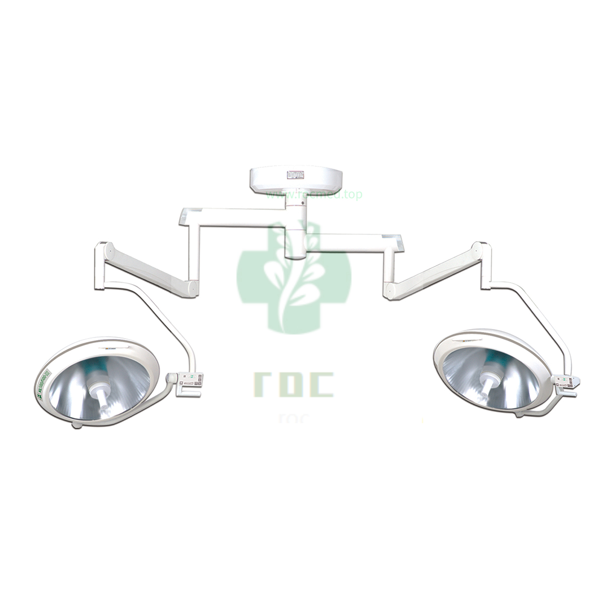 Shadowless Operation Lamp With Two Reflectors 
