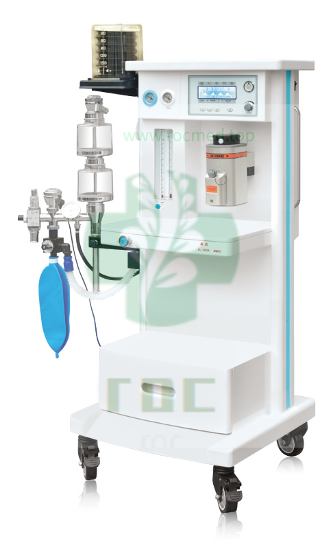 Anesthesia machine with ventilator