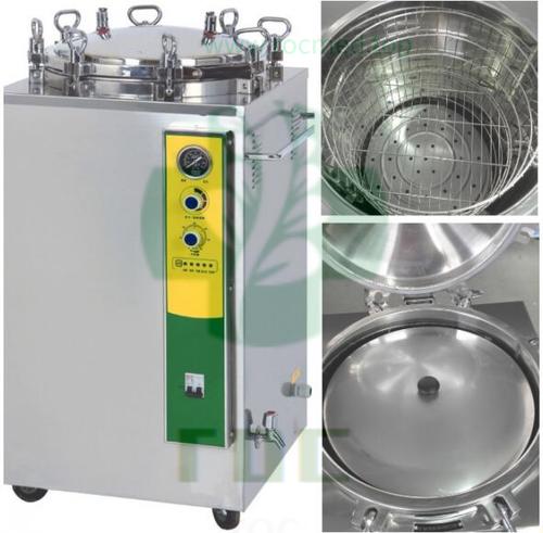 Double scale indication pressure gauge VERTICAL PRESSURE STEAM STERILIZER