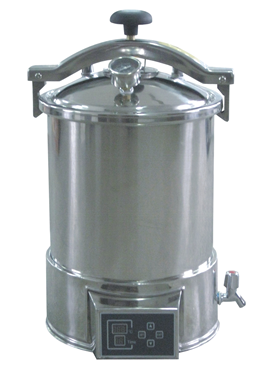 Automatic microcomputer type portable pressure steam sterilizer