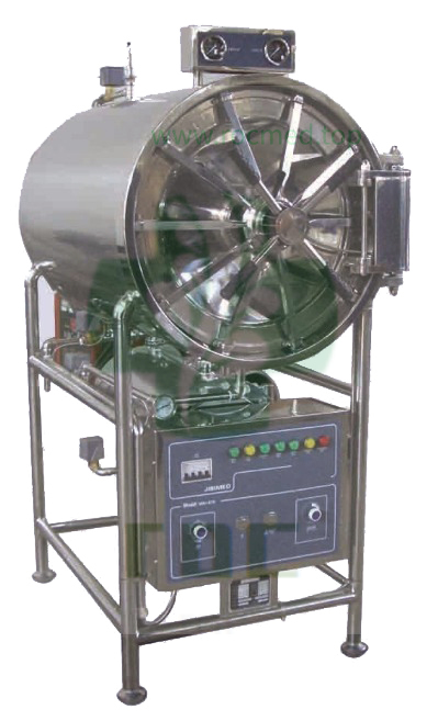Fully stainless steel structure Horizontal cylindrical pressure steam sterilizer