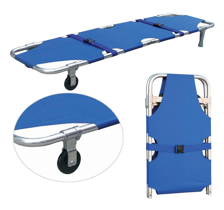 two Folding Stretcher with Wheels 