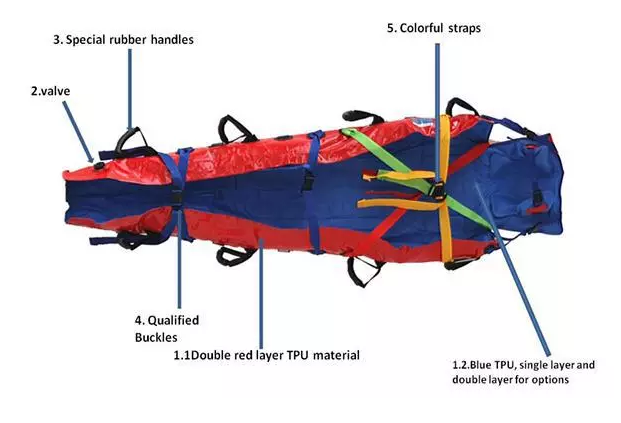 EM-A1 Full Body Vacuum mattress stretcher  for ambulance 