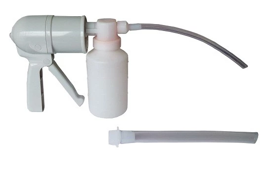 portable emergency manual hand operated suction pump
