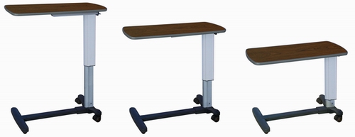 OB01A steel column over bed table
