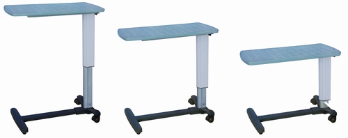 OB02A  Plastic PP blow molding height adjustable overbed table