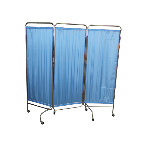 three foldable ward screen