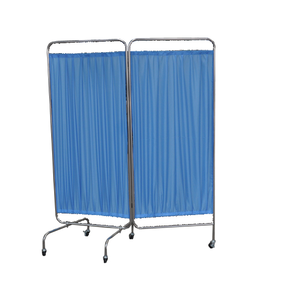 two panel  foldable ward screen