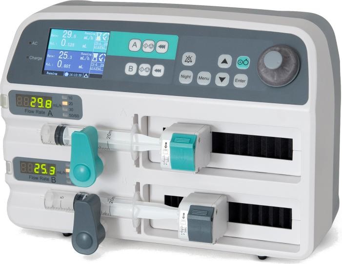 RSP-702 double electric channel Syringe Pump