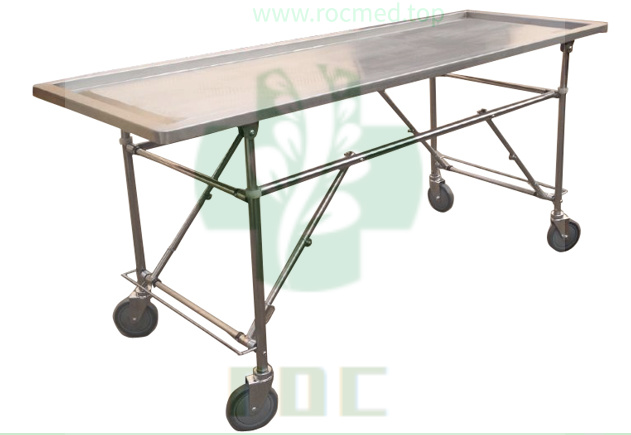 MF40E  Autopsy Table Stainless Steel Funeral Mortuary Table 