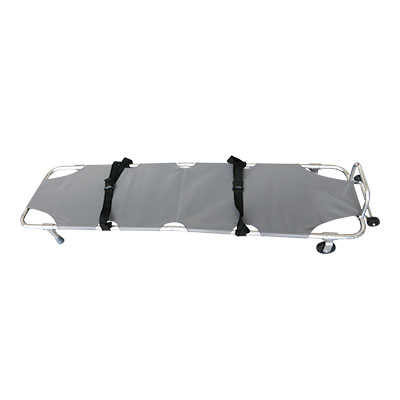 PVC material foldable funeral stretcher