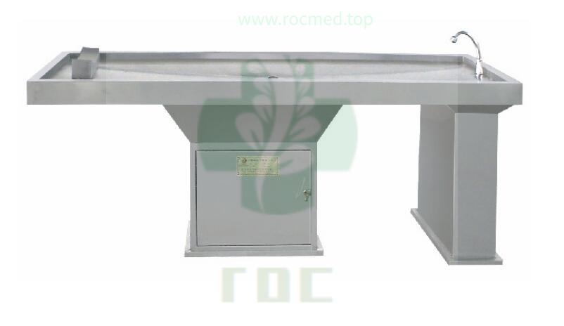  MFG01 Forensic autopsy table  with water tap