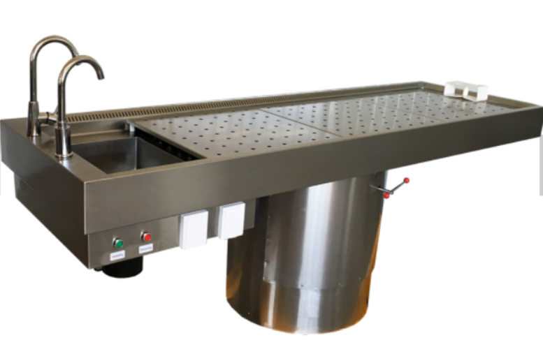 MFG02 Forensic autopsy table (Lifting rotation)