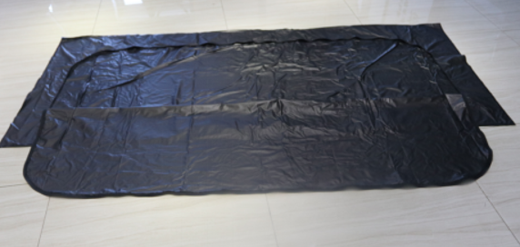 MFD02B PVC corpse body bag with C zipper