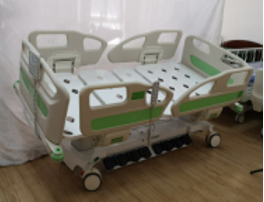 BE01 Seven-Function Electric two Column ICU Tilt Bed with foot pedal control, jiechang motor system