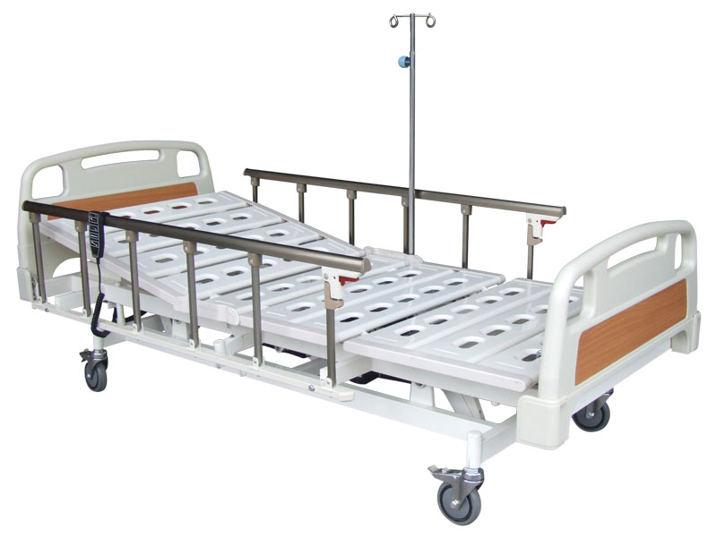BE12 basic aluminum alloy siderail five functions electric bed
