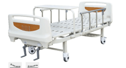 BM10 manual bed with overbed table