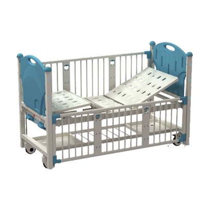 BC101 Paediatric manual Bed with three level siderails