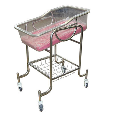 BT005 Stainless steel newborn baby crib