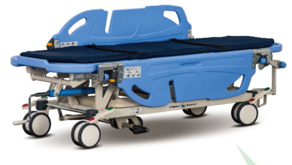 TC11A manual patient transfer stretcher with  rotating siderail for drip and puncture