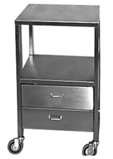 SS100F stainless steel dressing trolley