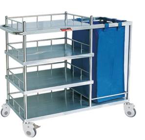 SS300G stainless steel laundry trolley