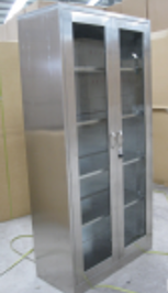SS800 stainless steel medical storage cabinet 