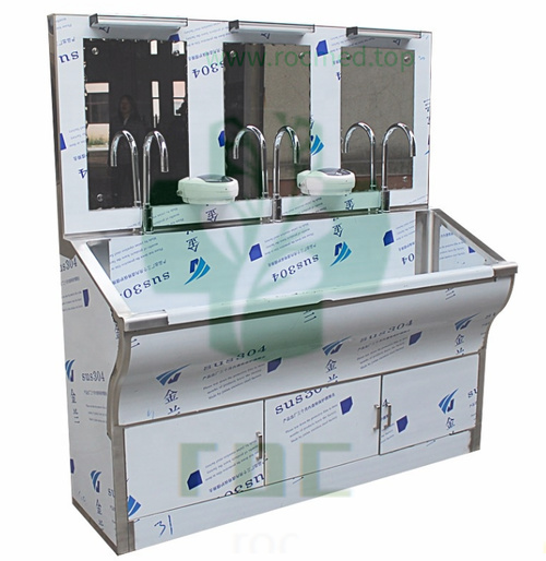 SS900-3 Washing three person scrub sink