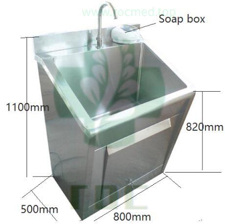 SS900-1A one person washing scrub sink without mirror