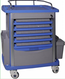 A-75071B2 Alluminum alloy column Medicine trolley