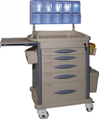 A-75073B2 silent wheels Anesthesia trolley