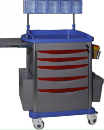 A-75071B hospital equipment nurse cart medical anesthesia trolley for ICU operating room 