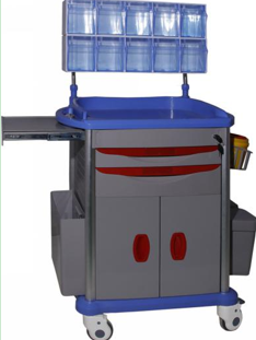 A-75071F double door anesthesia trolley