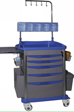 A-75071B Anesthesia trolley with iv hook
