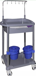 A-75077C Infusion trolley with buckets 