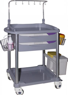 A-75077C2 Infusion trolley with dust bin