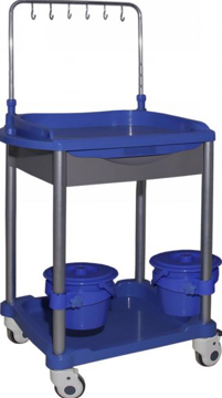 A-75071D Clinical Instrument Cart With Drawer and Wheels