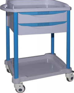 A-63072D-2 two drawers treatment trolley 