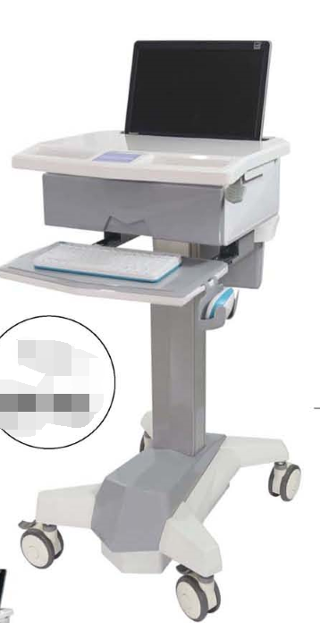 B-001D1 adjustable height Computer Cart Trolley 