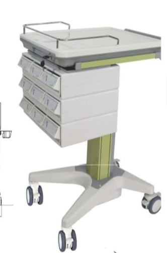 B-001I medication mobile phlebotomy cart 
