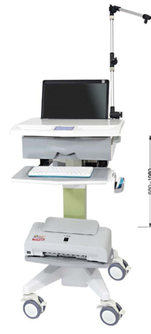 B-002 ECG laptop cart