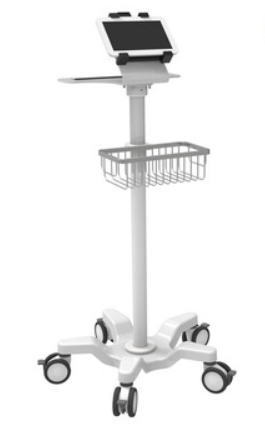 B-002B Hospital Patient Monitor Medical Mobile Trolley