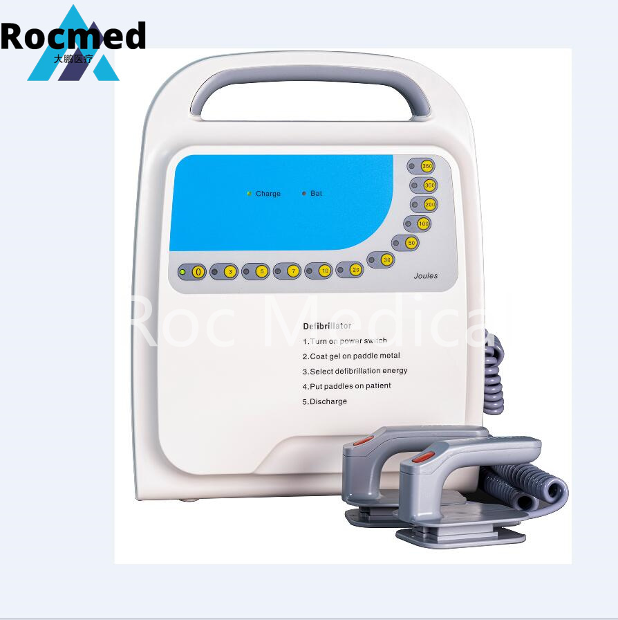 Portable Monophasic Automatic External Aed Heart Cardiac Defibrillator, Aed Machine, First Aid Emergency Biphasic Aed Automated External Defibrillator Aed