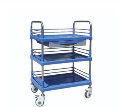 OEM ODM Medical Furniture Surgical Equipment Nursing Treatment Utility ABS Hospital Cart
