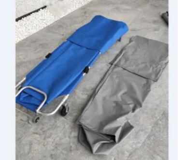 Mortuary Equipment Aluminum Funeral Funeral Stretcher with Body Bags