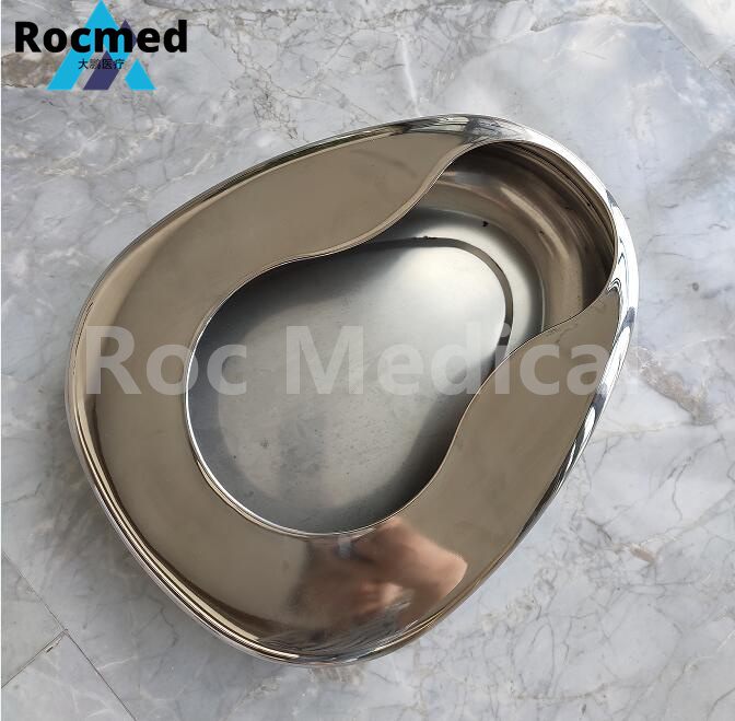 Hospital Stainless Steel Bed Pan Bedpan with Cover Optional, Hospital Medical Equipment Patient Use Chamber Pot/Urinal/Bedpan/Potty/Litpelvo/Bed Pan
