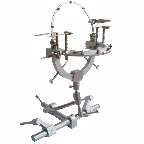 4 Point Aluminum Operation Head Rack Holder Frame Surgery Skull Clamp with Headrest