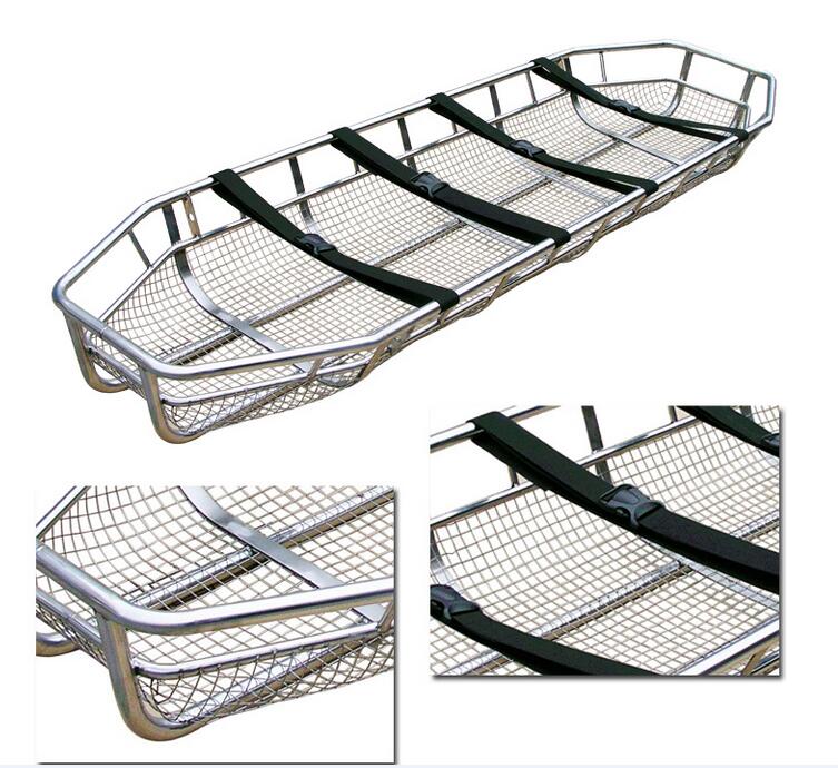 Emergency Stainless Steel Basket Stretcher for Helicopter Rescue