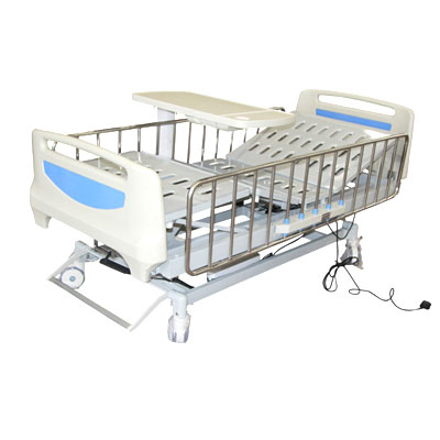 Full Length Stainless Steel Siderail 3 Function Electric Patient Hospital Bed